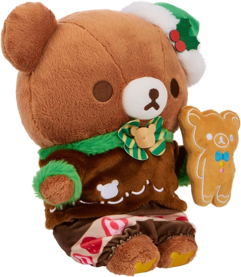 San-X Original Rilakkuma Holiday Cake Series Plush – 10″ Chairoikoguma(Chairoikoguma) - view 3