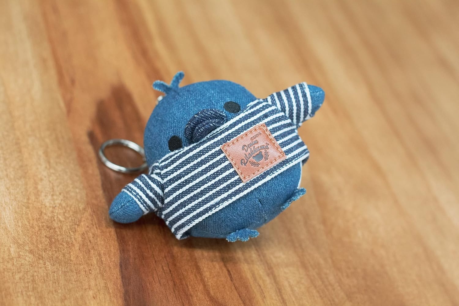Rilakkuma Kiiroitori San-X Original Denim Plushie Charm Keychain - view 6