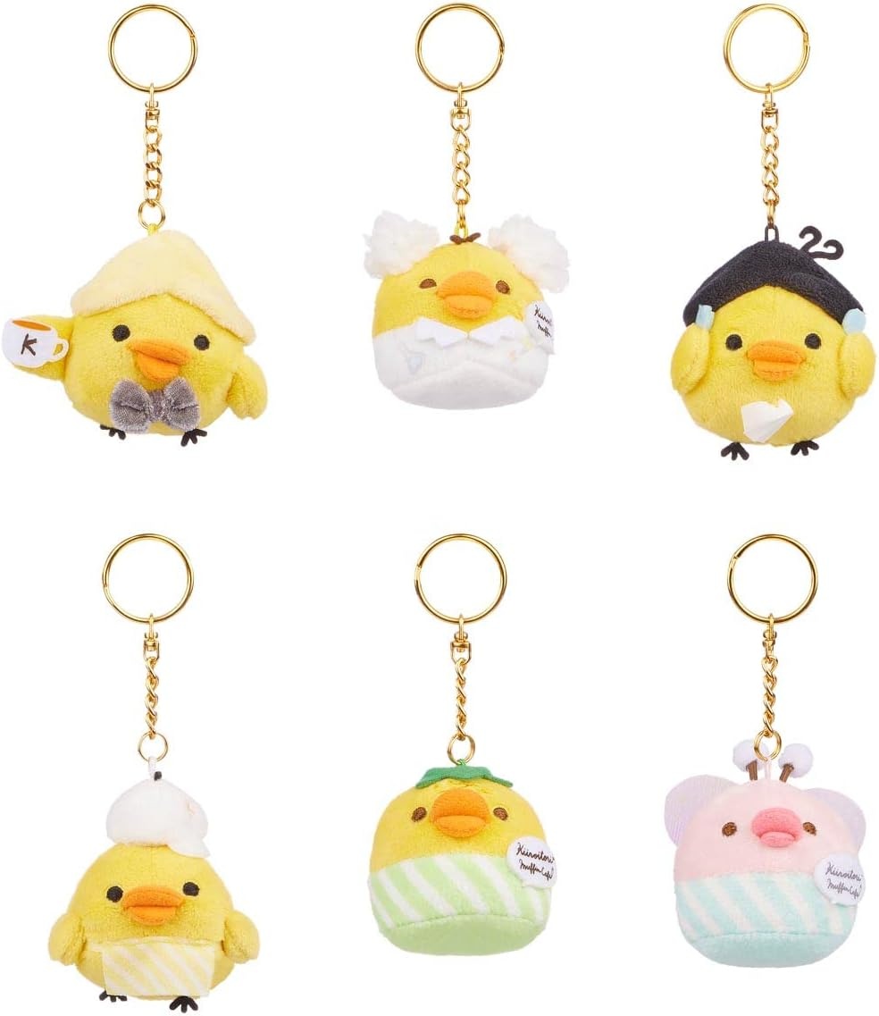 Rilakkuma Kiiroitori San-X Original Blind Box Muffin Cafe Series Keychains – 1 Out of 6 pcs - view 2