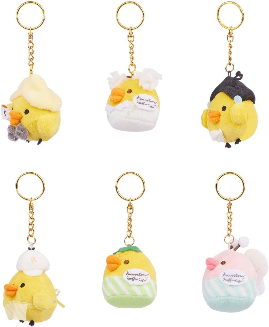 Rilakkuma Kiiroitori San-X Original Blind Box Muffin Cafe Series Keychains – 1 Out of 6 pcs - view 5