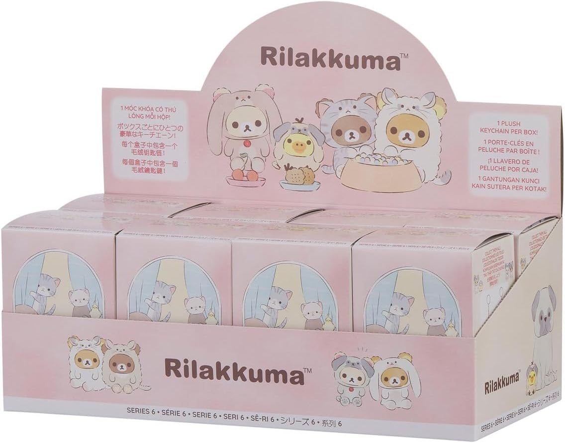 Rilakkuma San-X Original Pug Series Blind Box – 8pcs(8pcs of 2 Complete Sets)