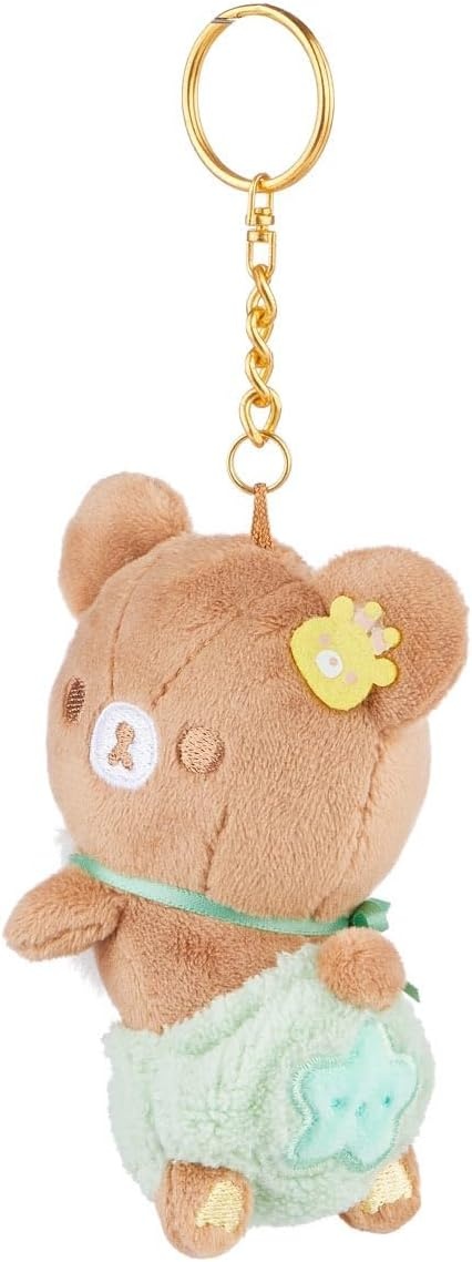 Rilakkuma Chairoikoguma San-X Original Minna De Usausababy Series Keychain Plush(Chairoikoguma)