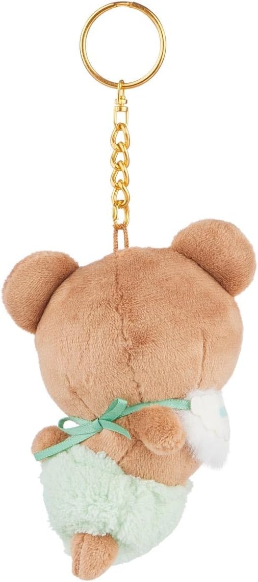 Rilakkuma Chairoikoguma San-X Original Minna De Usausababy Series Keychain Plush(Chairoikoguma) - view 2