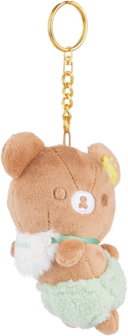 Rilakkuma Chairoikoguma San-X Original Minna De Usausababy Series Keychain Plush(Chairoikoguma) - view 3