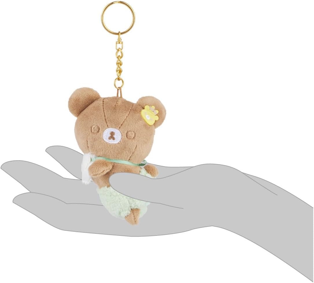 Rilakkuma Chairoikoguma San-X Original Minna De Usausababy Series Keychain Plush(Chairoikoguma) - view 4