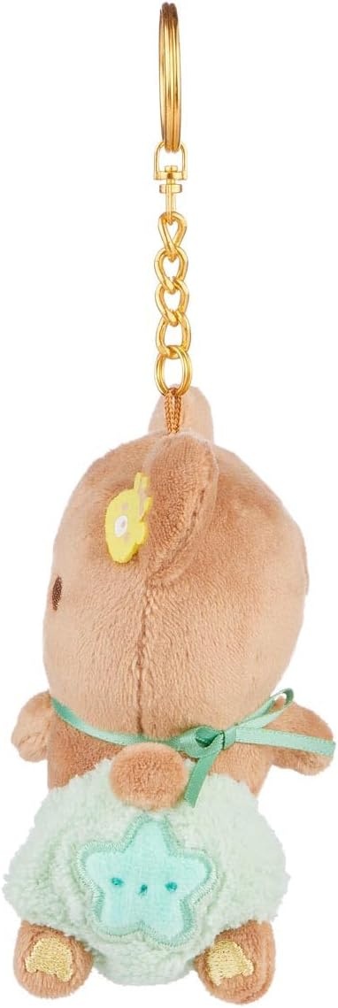 Rilakkuma Chairoikoguma San-X Original Minna De Usausababy Series Keychain Plush(Chairoikoguma) - view 5