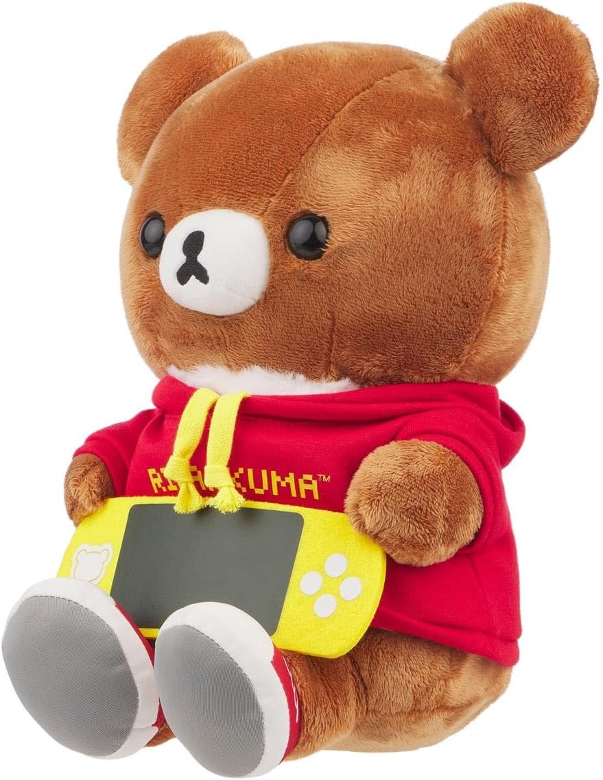 Rilakkuma Chairoikoguma San-X Original Gamer Series Plush – 13.5-inch Plush(Chairoikoguma)