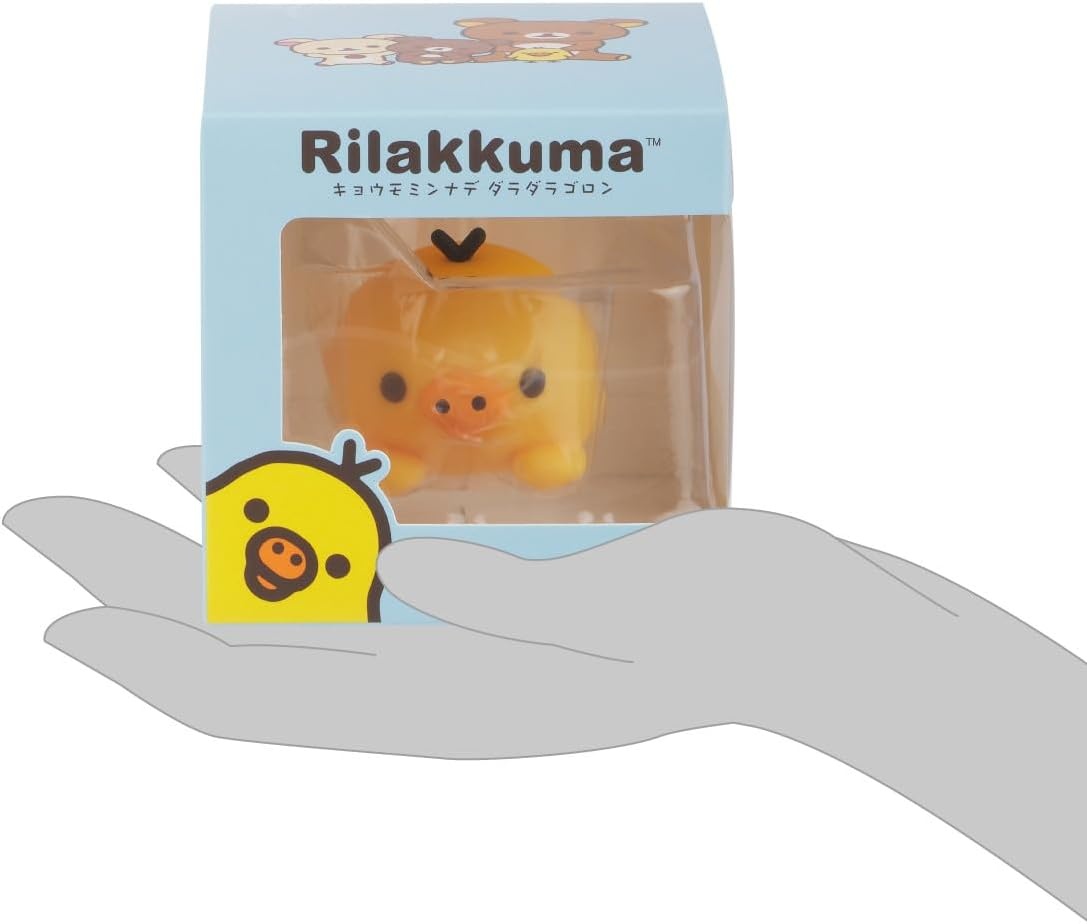 Korilakkuma San-X Original Laydown Vinyl Figurine Toy(Kiiroitori)