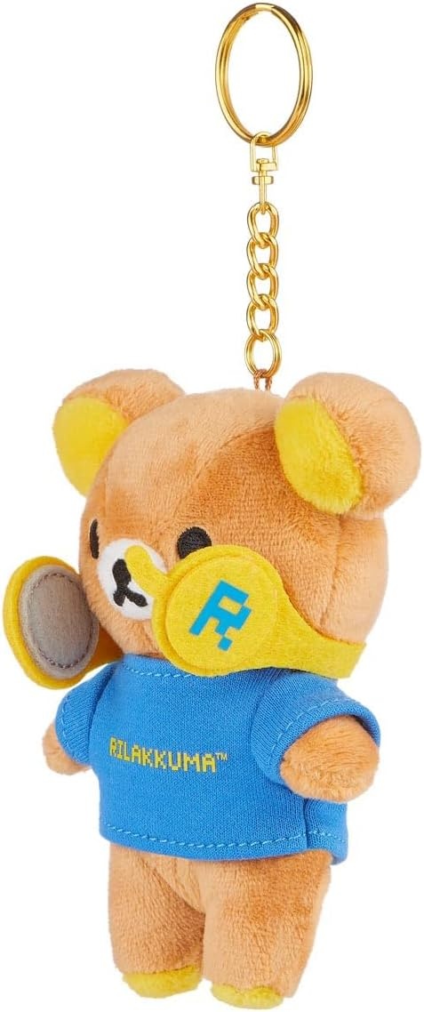 Rilakkuma San-X Original Gamer Series Keychain Plush(Rilakkuma)