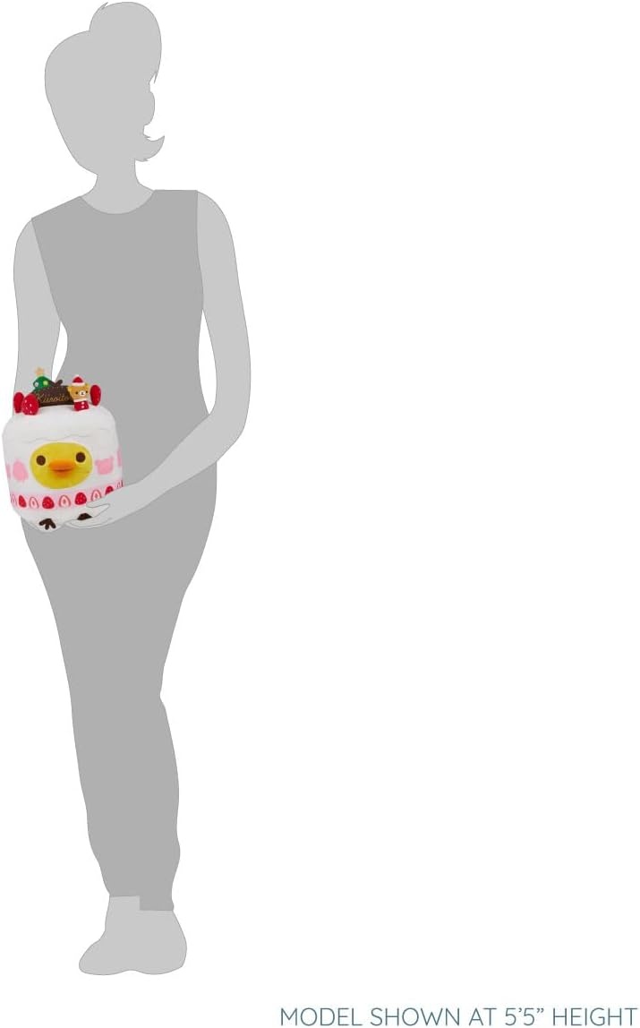 San-X Original Rilakkuma Holiday Cake Series Plush – 10″ Chairoikoguma(Kiiroitori) - view 4