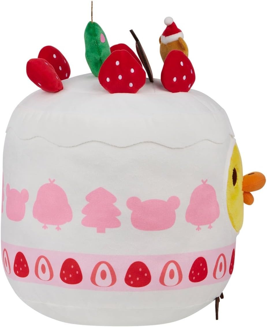 San-X Original Rilakkuma Holiday Cake Series Plush – 10″ Chairoikoguma(Kiiroitori) - view 5