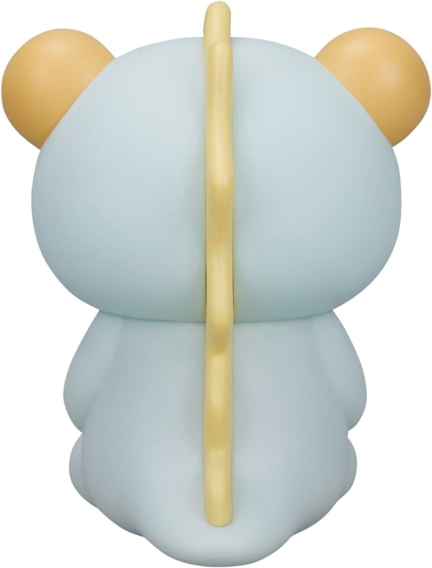 San-X Original Rilakkuma Plays with Dino Vinyl Figurine Toy – 3″ Chairoikoguma(Rilakkuma) - view 4