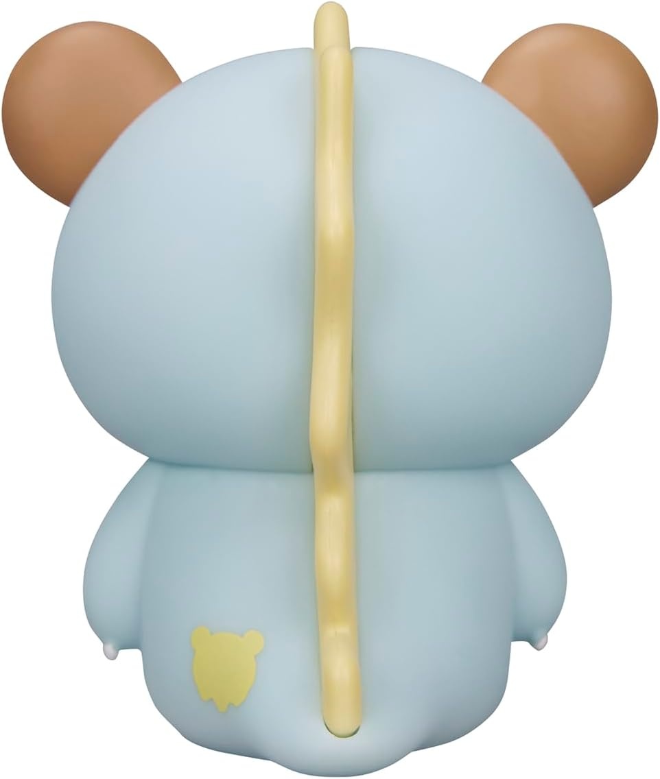 San-X Original Rilakkuma Plays with Dino Vinyl Figurine Toy – 3″ Chairoikoguma(Chairoikoguma) - view 4