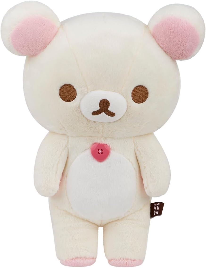 San-X Original Rilakkuma Hearts Sleeping Bag Plush – 15″ Rilakkuma(Korilakkuma) - view 5