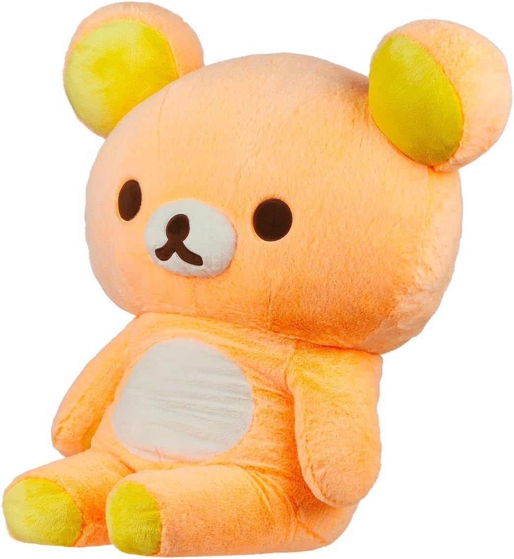 Rilakkuma San-X Original Long Pile Sherbet Series Jumbo Plush – Orange(Orange)