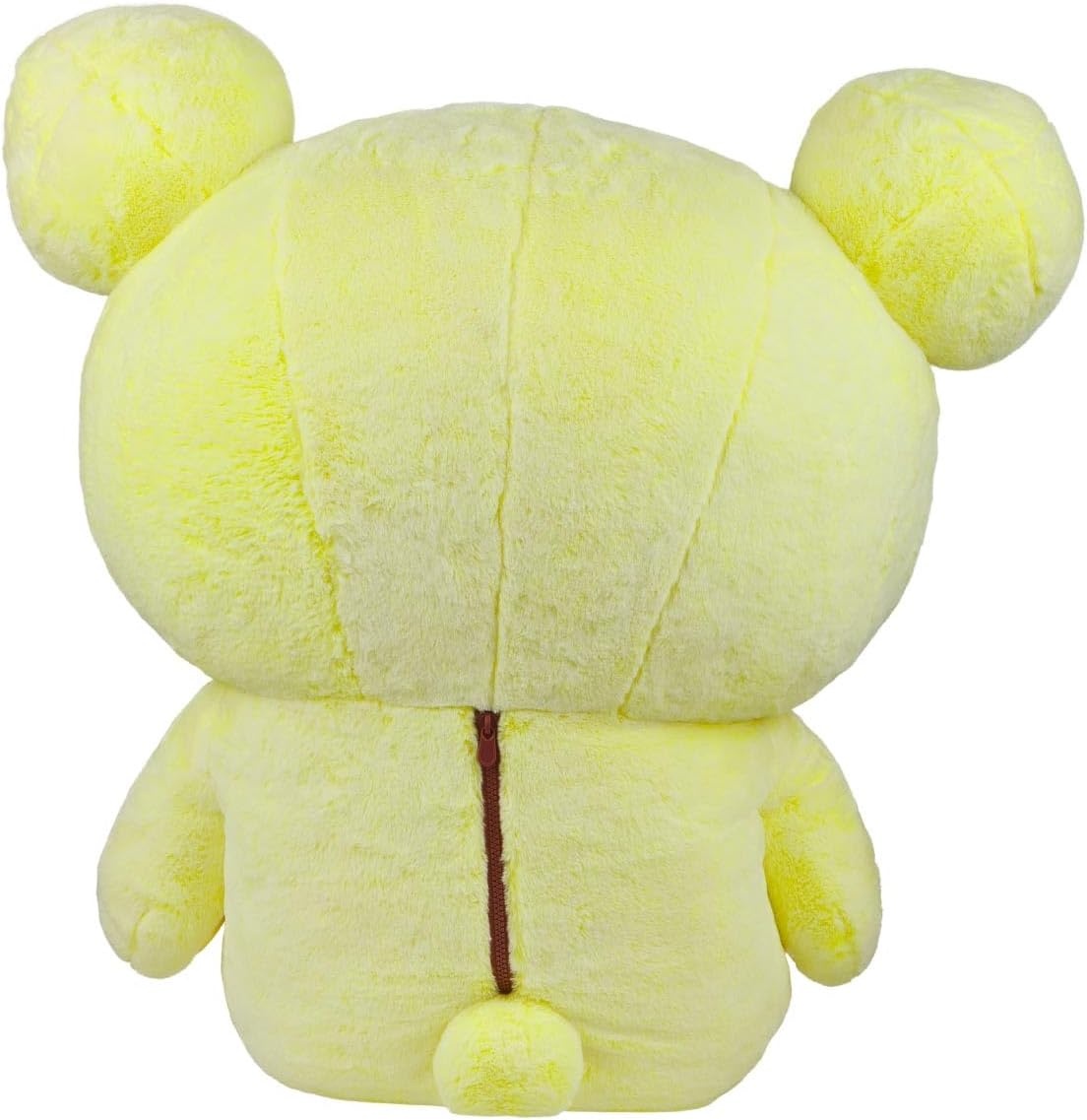 Rilakkuma San-X Original Long Pile Sherbet Series Jumbo Plush – Orange(Yellow) - view 2