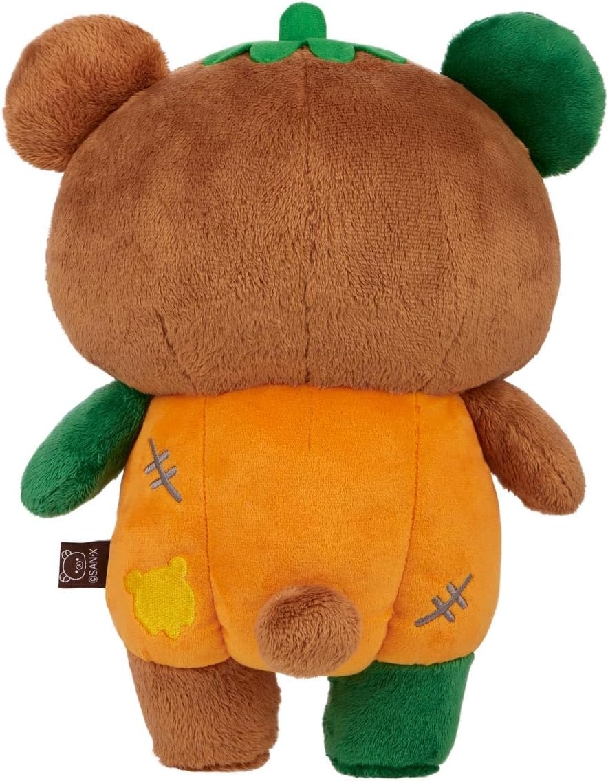 San-X Original Rilakkuma Halloween Monster Series Plush – 13″ Pumpkin Chairoikoguma(Chairoikoguma) - view 2