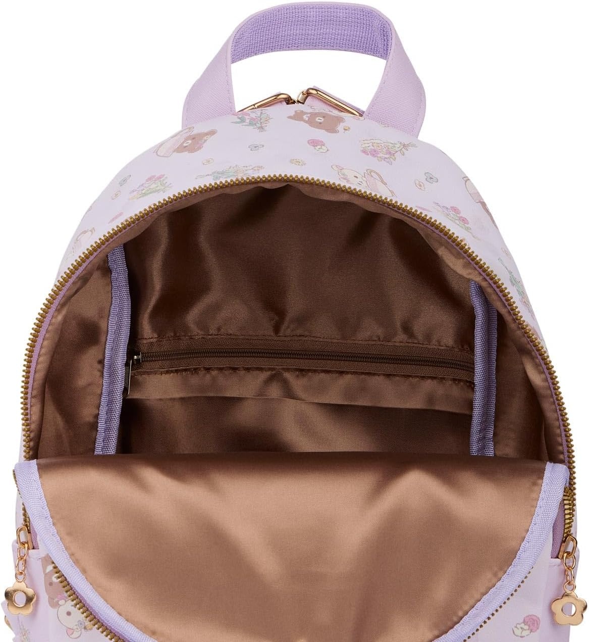 San-X Original Rilakkuma Floral Tea Time Backpack with Korilakkuma Plush - view 7
