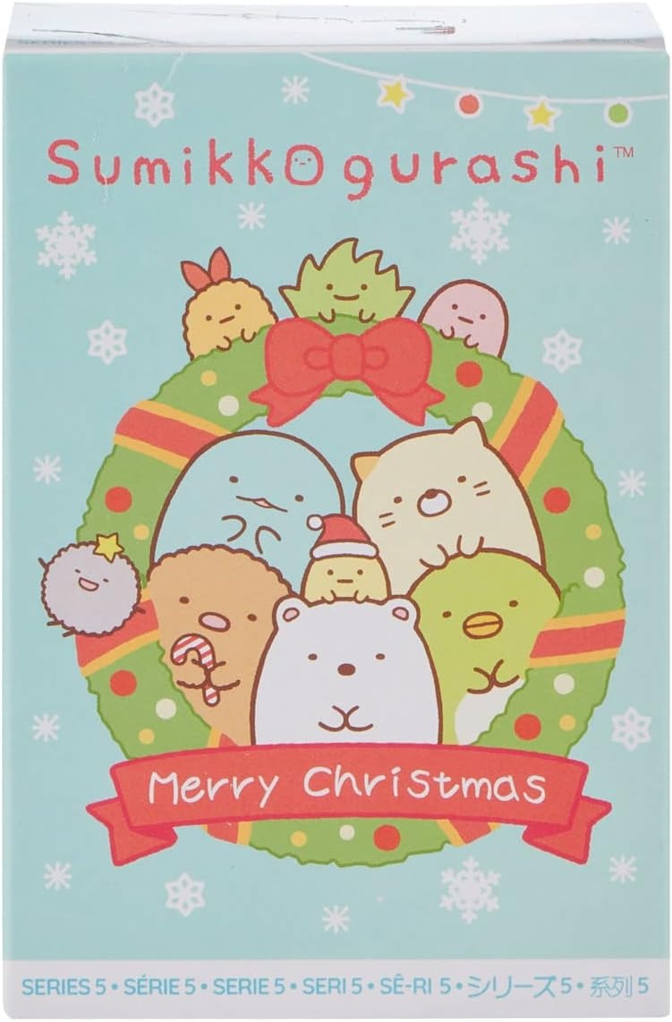 SUMIKKOGURASHI Musical Christmas Blind Box Keychain Plush(1 Random Box)