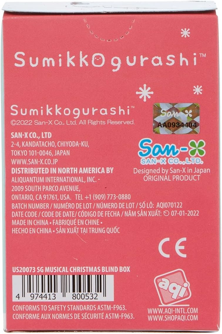 SUMIKKOGURASHI Musical Christmas Blind Box Keychain Plush(1 Random Box) - view 4