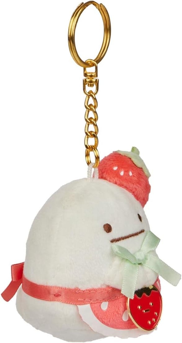 SUMIKKOGURASHI Obake San-X Original Strawberry Series Keychain - view 2