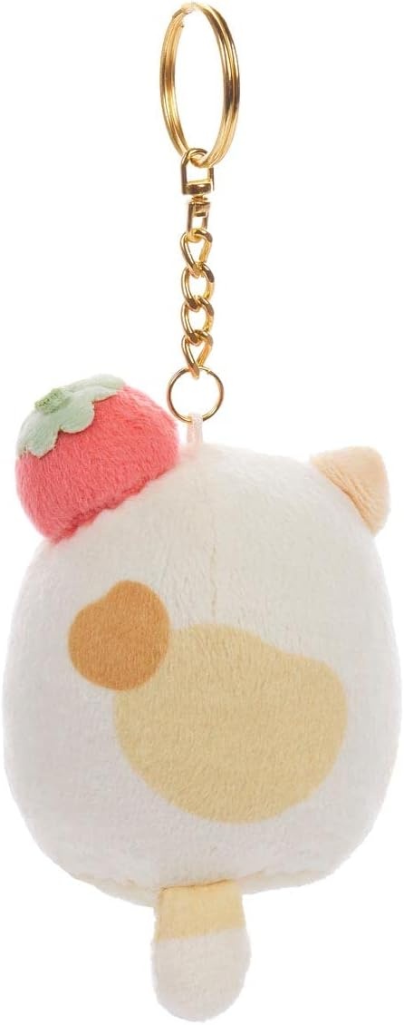 SUMIKKOGURASHI Neko San-X Original Strawberry Series Keychain - view 3