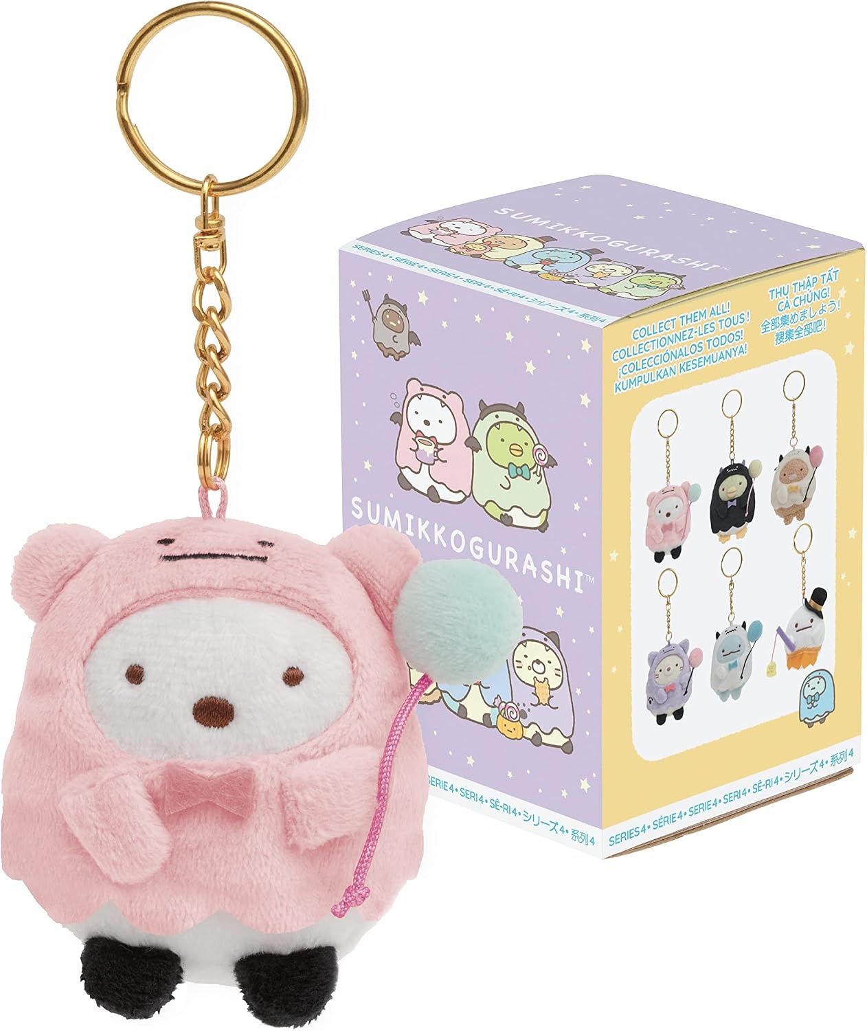 SUMIKKOGURASHI San-X Original Halloween Keychain Blind Box – 1 out of 6 pcs