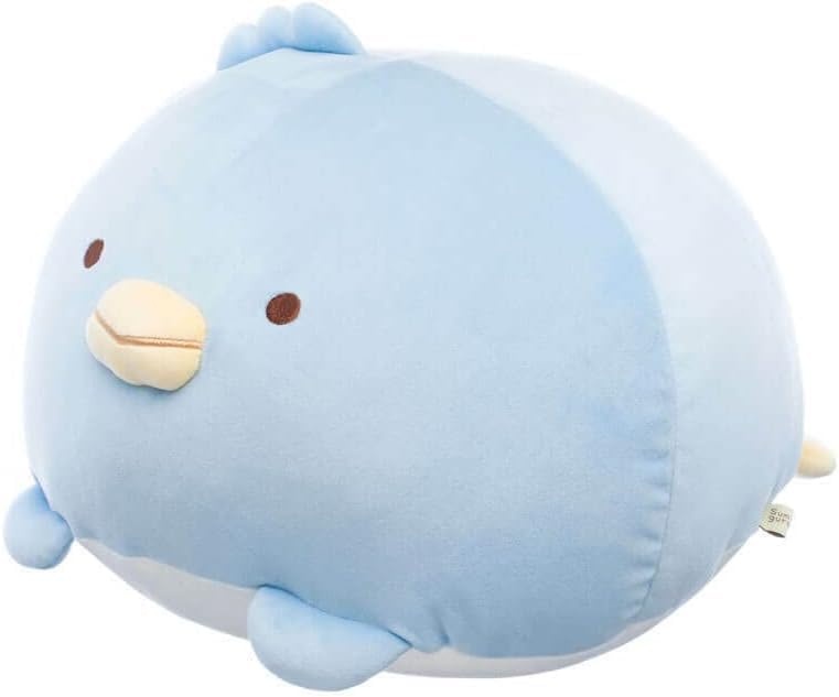 SUMIKKOGURASHI San-X Original Mochi Cushion Soft Pillow Plush (Tonkatsu)(Real Penguin) - view 2
