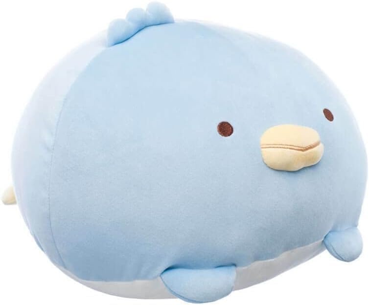 SUMIKKOGURASHI San-X Original Mochi Cushion Soft Pillow Plush (Tonkatsu)(Real Penguin) - view 4