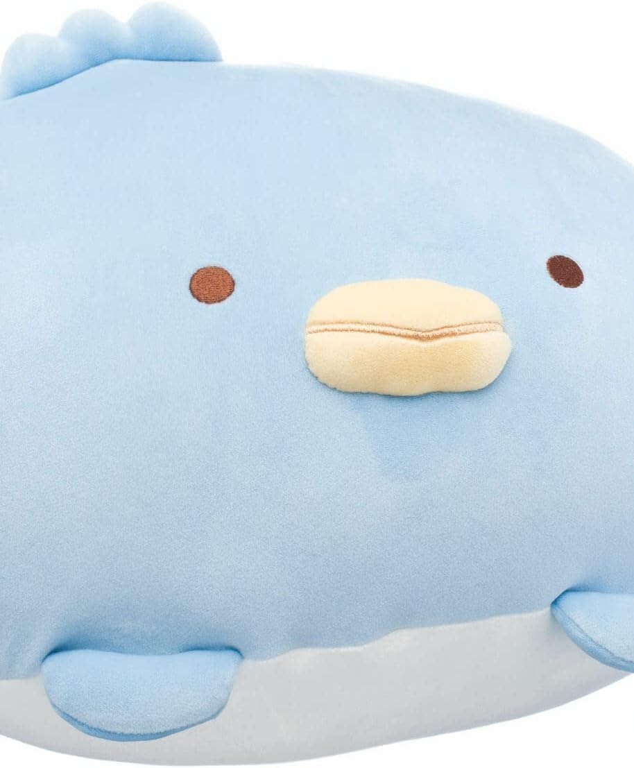 SUMIKKOGURASHI San-X Original Mochi Cushion Soft Pillow Plush (Tonkatsu)(Real Penguin) - view 6