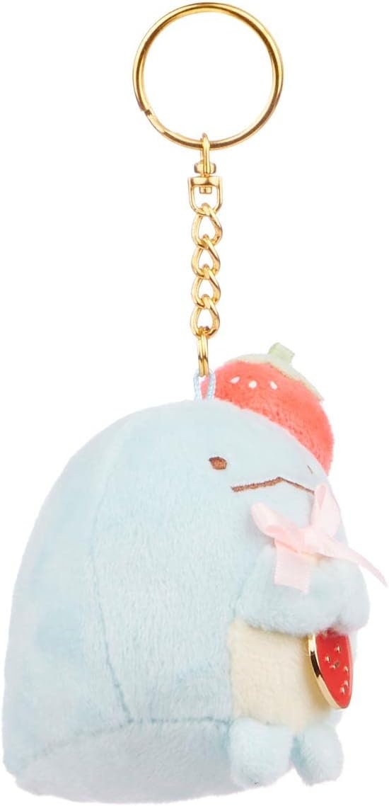 SUMIKKOGURASHI Tokage San-X Original Strawberry Series Keychain - view 3