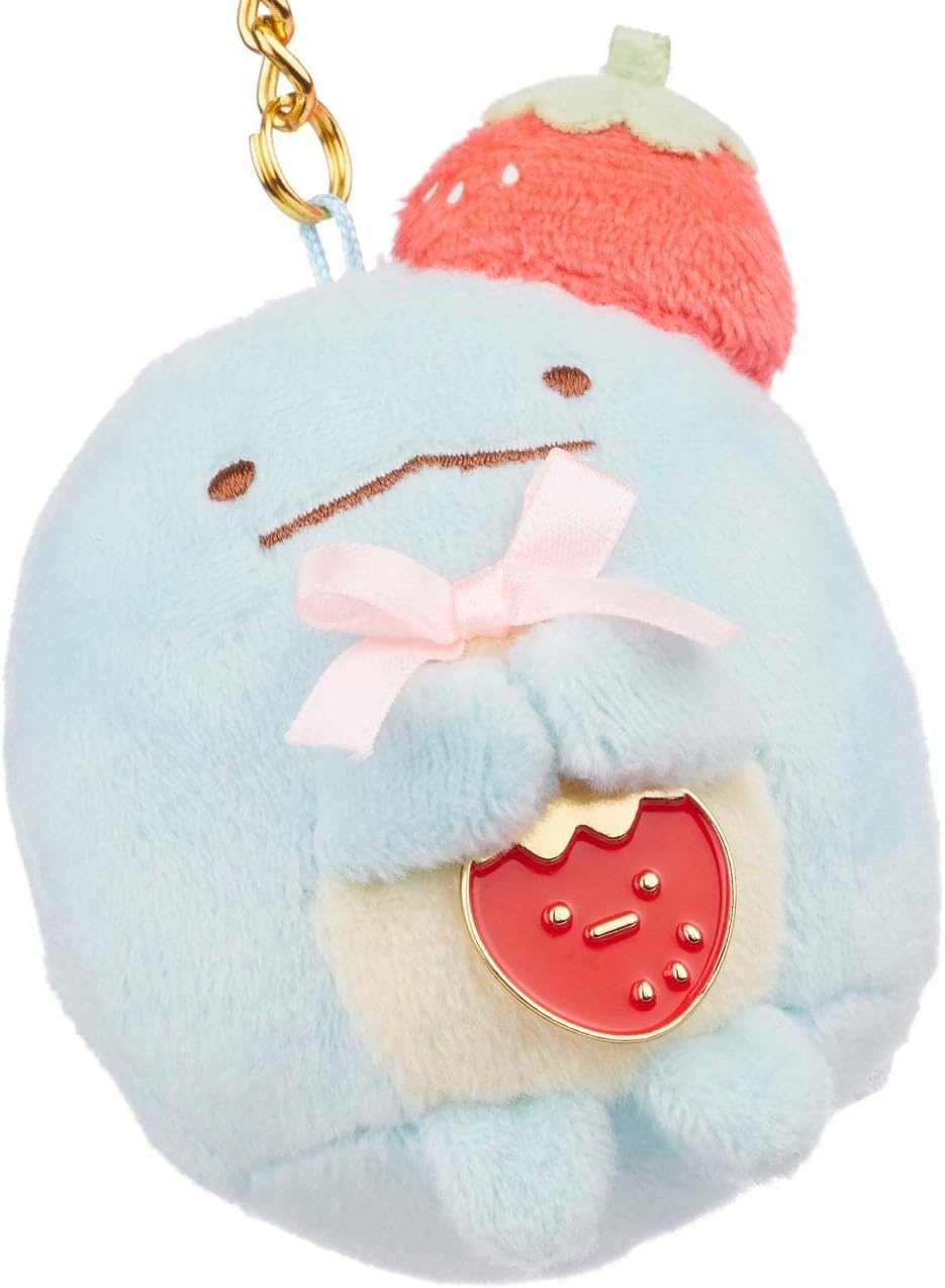 SUMIKKOGURASHI Tokage San-X Original Strawberry Series Keychain - view 5