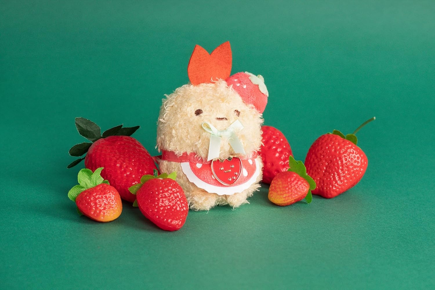 SUMIKKOGURASHI EBI San-X Original Strawberry Series Keychain - view 6