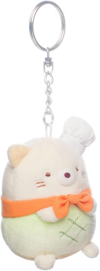 SUMIKKOGURASHI San-X Original Deli Series Plush (Neko Melon Bread Keychain) - view 2