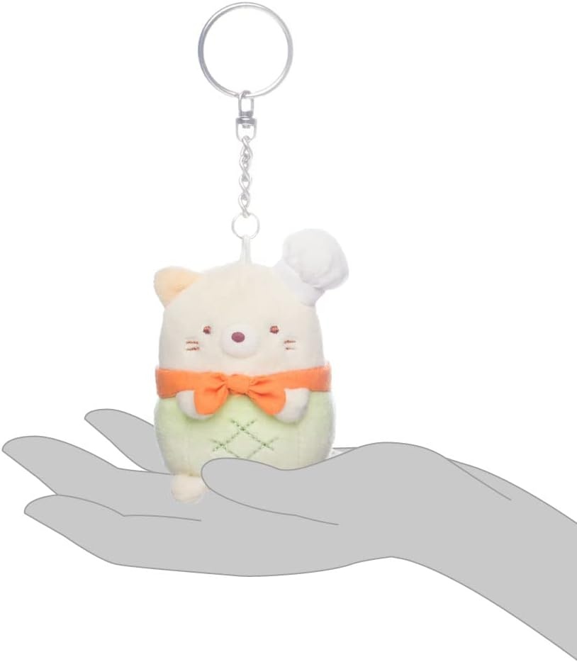 SUMIKKOGURASHI San-X Original Deli Series Plush (Neko Melon Bread Keychain) - view 4