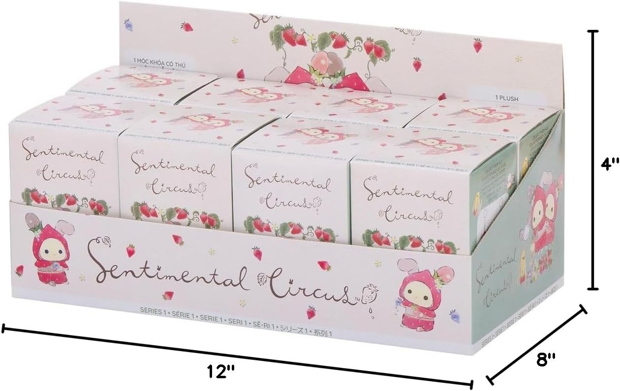 San-X Original Sentimental Circus Strawberry Series Blind Box – 8 pcs(A Box of 2 complete sets) - view 7